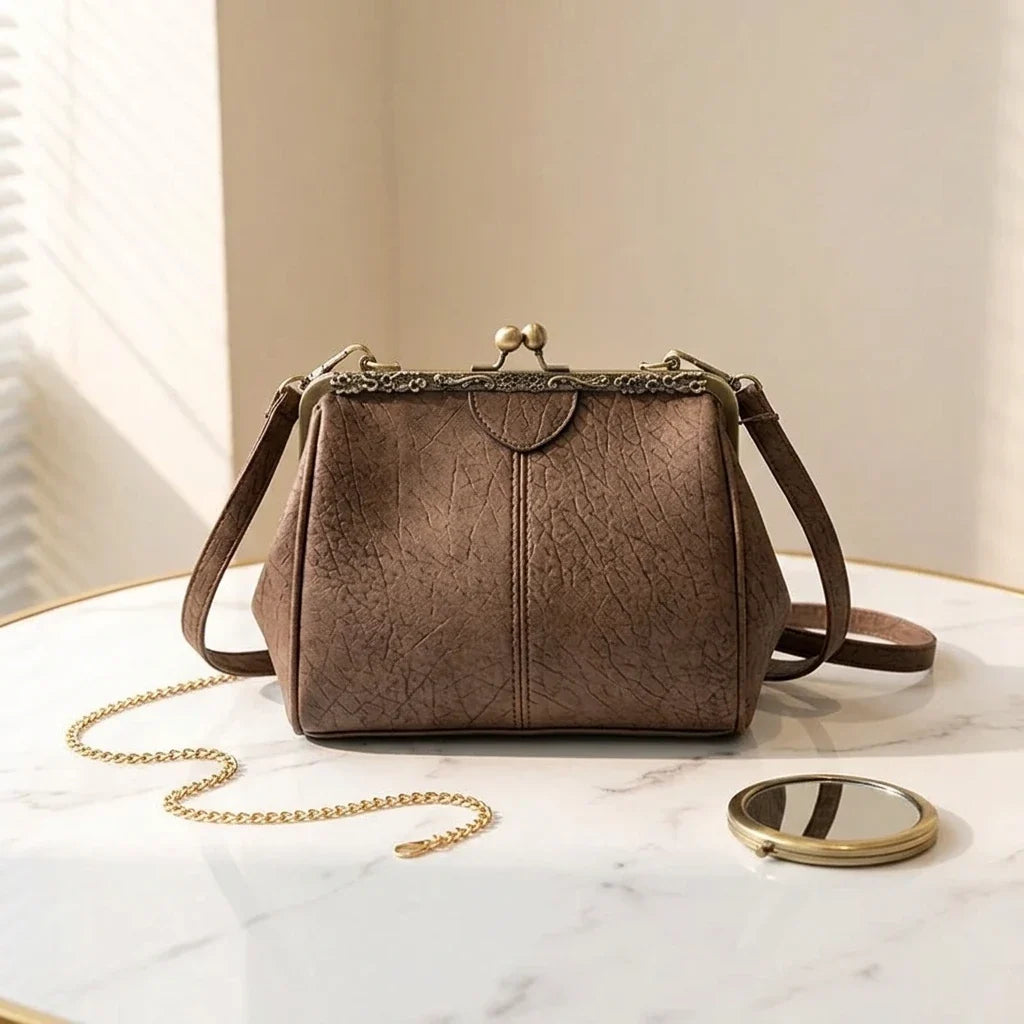 Sac Bandoulière Rétro Cuir Souple Calista