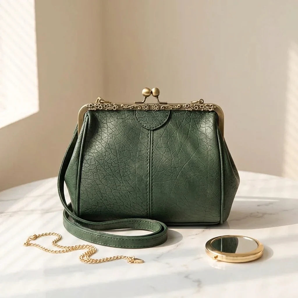 Sac Bandoulière Rétro Cuir Souple Calista