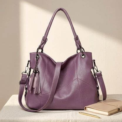Sac Bandoulière Nerissa Cuir Souple Rétro Chic