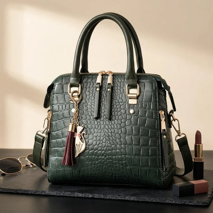 Sac Bandoulière Arianna Motif Crocodile