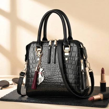 Sac Bandoulière Arianna Motif Crocodile
