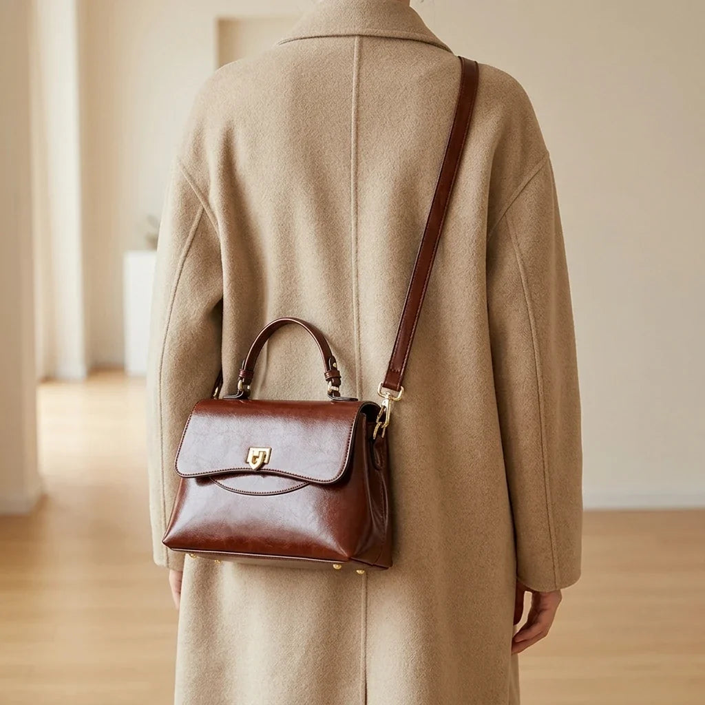 Sac Bandoulière Cuir Souple Emanuela