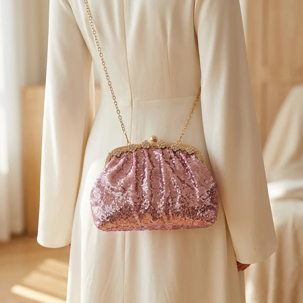 Sac Bandoulière Scintillant Ginevra Mariage & Soirée