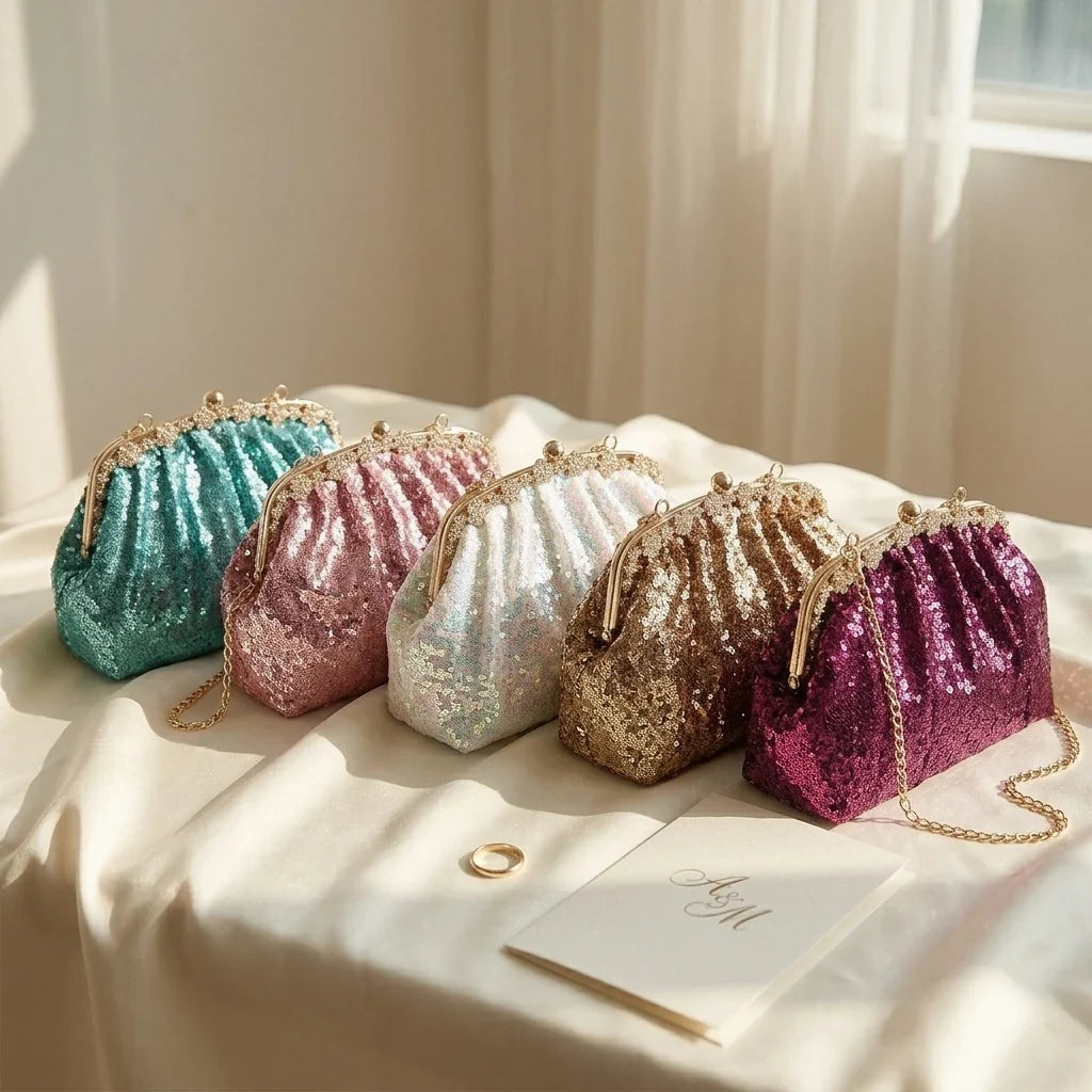 Sac Bandoulière Scintillant Ginevra Mariage & Soirée