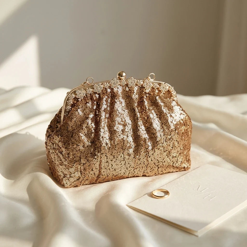 Sac Bandoulière Scintillant Ginevra Mariage & Soirée