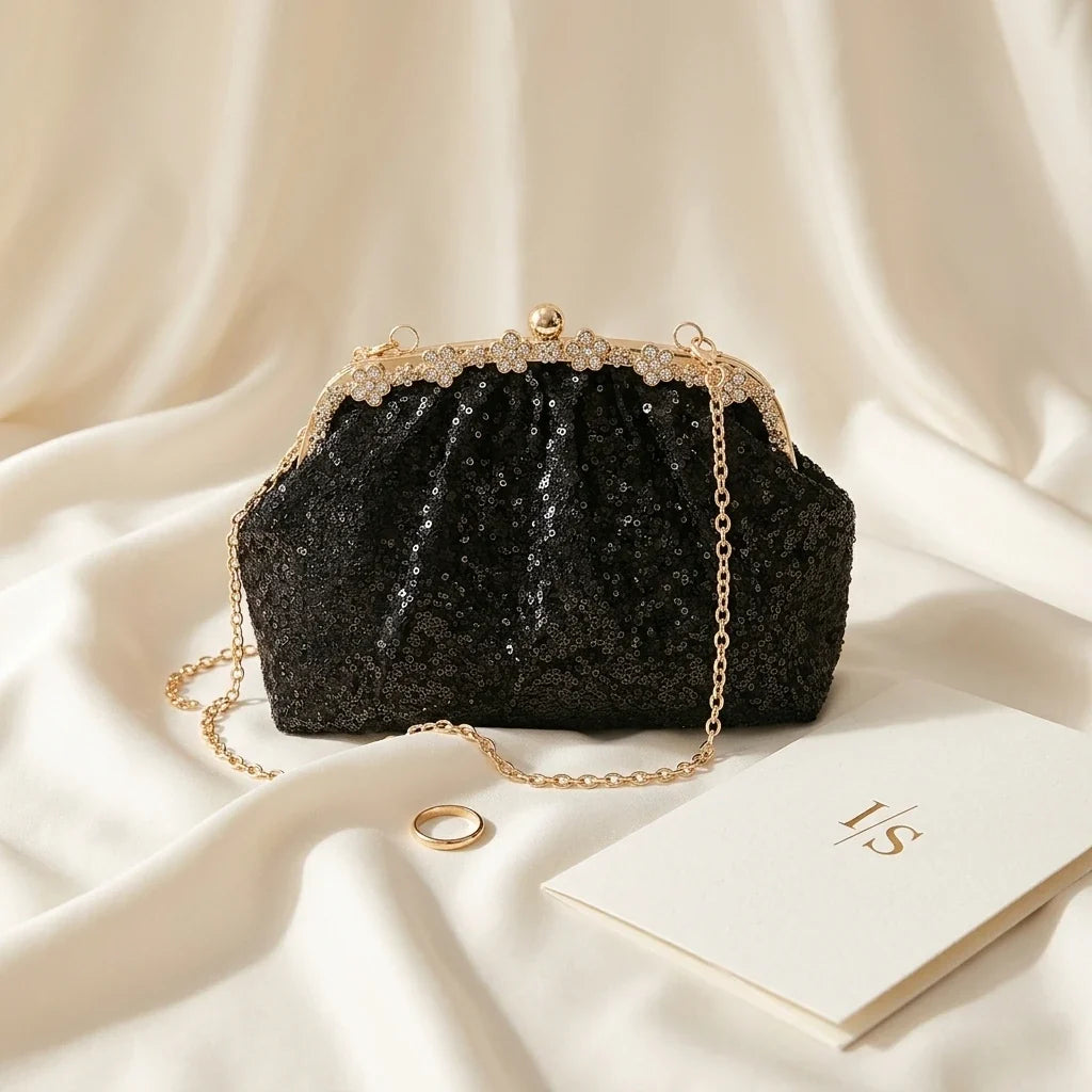 Sac Bandoulière Scintillant Ginevra Mariage & Soirée
