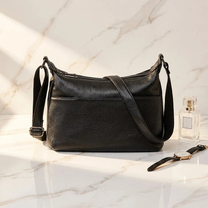 Sac Bandoulière Marina Cuir Véritable Hobo