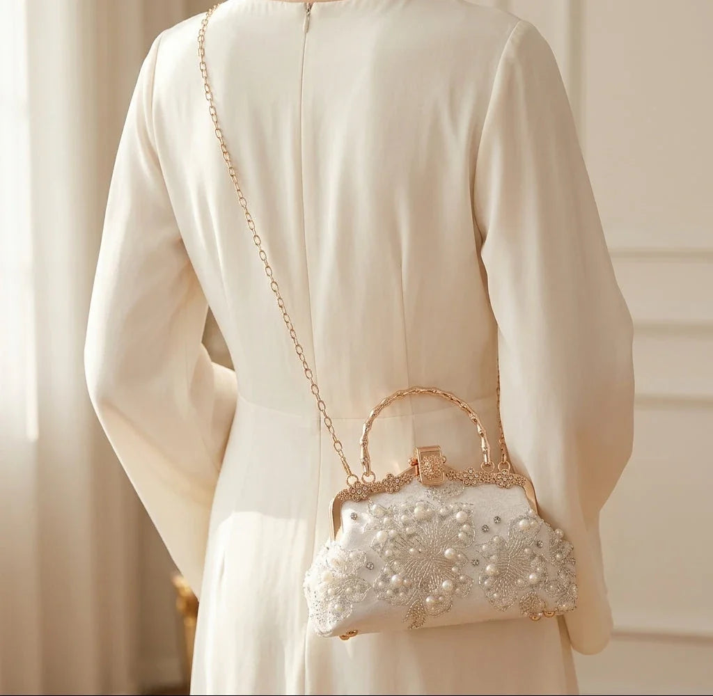 Sac Bandoulière Vintage Fleuri Flaminia Mariage
