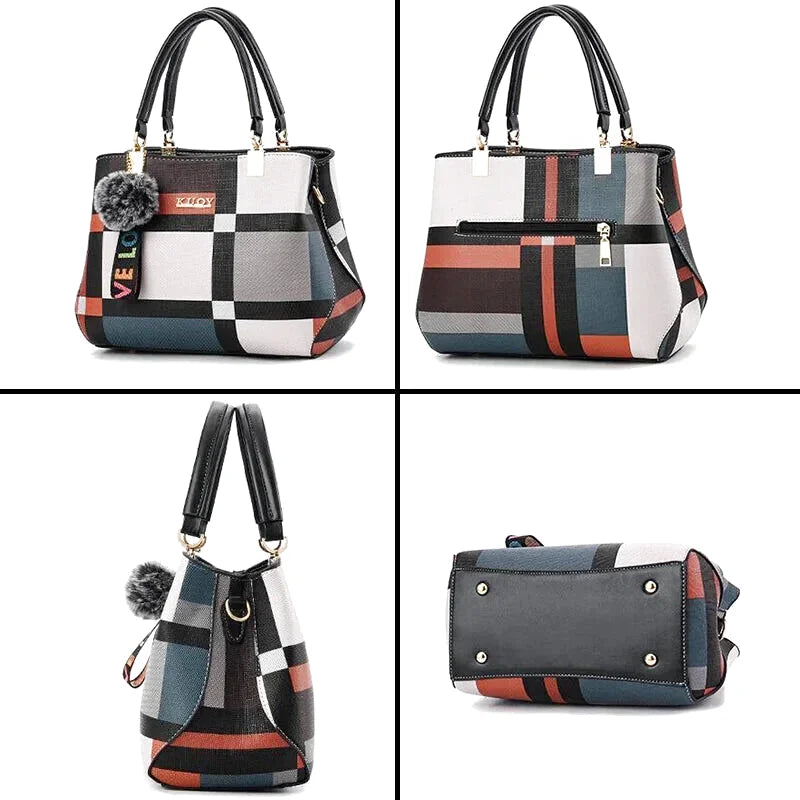Sac Bandoulière Carlotta Cuir Souple Fourre-Tout