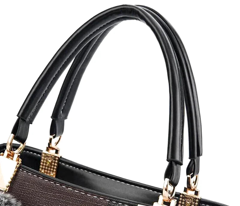 Sac Bandoulière Carlotta Cuir Souple Fourre-Tout