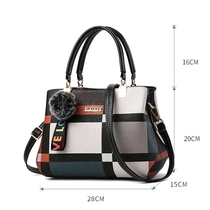 Sac Bandoulière Carlotta Cuir Souple Fourre-Tout