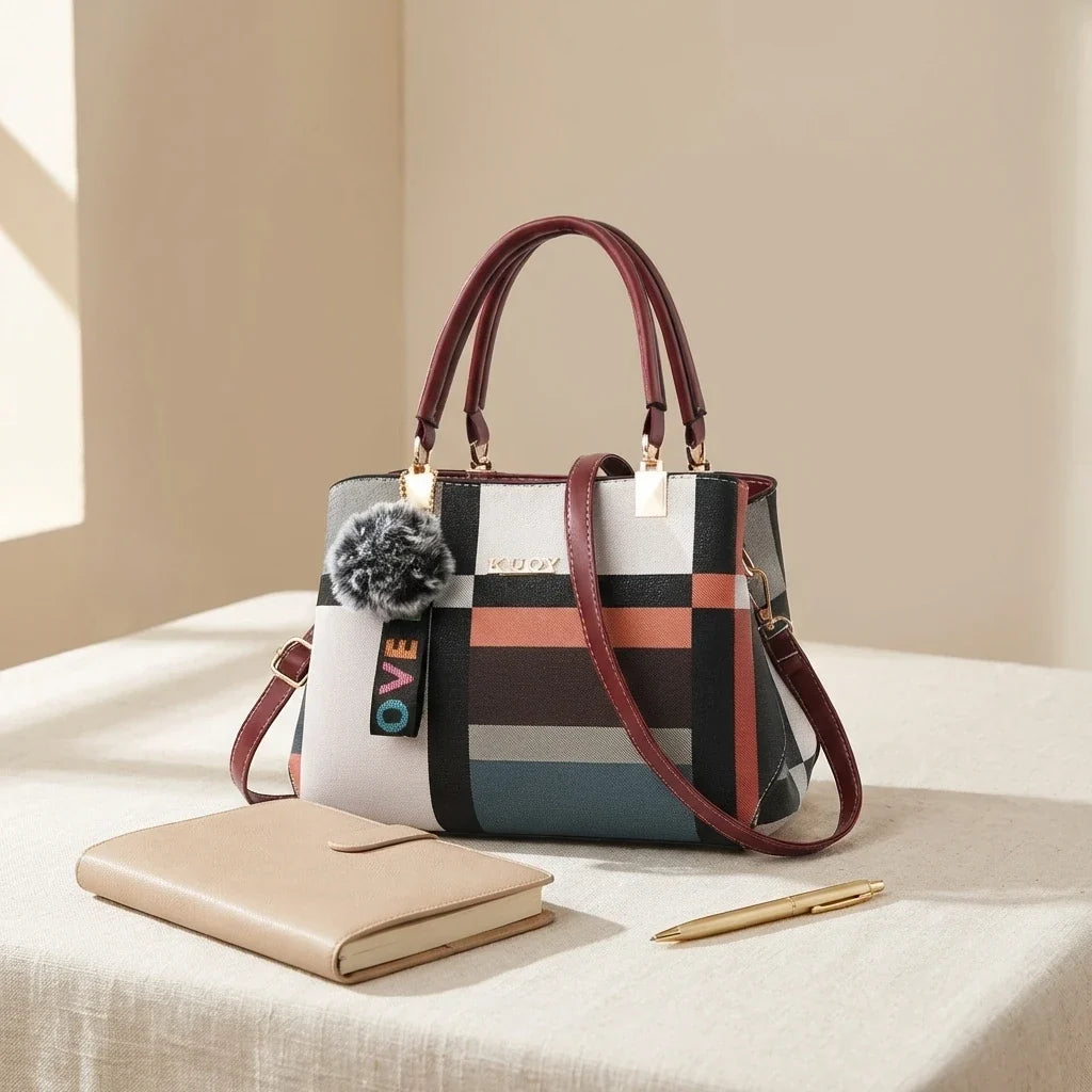 Sac Bandoulière Carlotta Cuir Souple Fourre-Tout