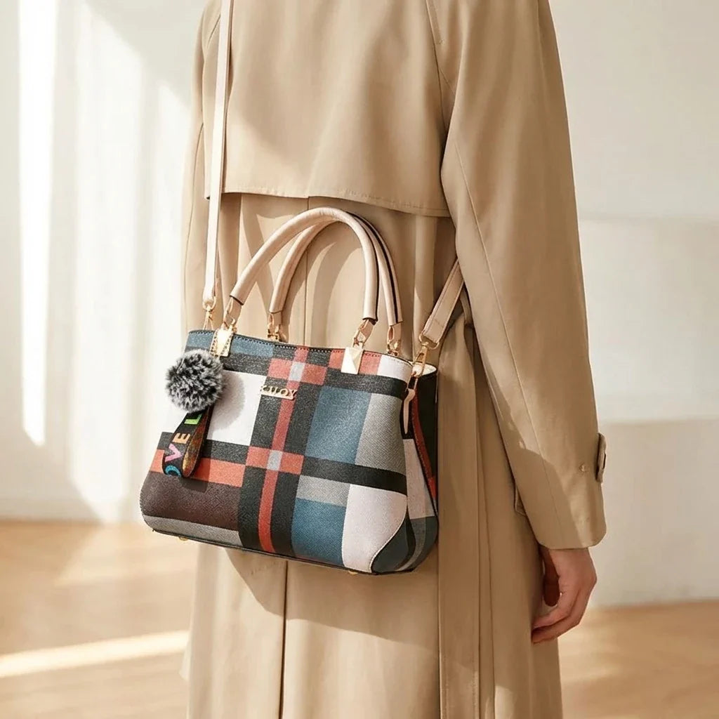 Sac Bandoulière Carlotta Cuir Souple Fourre-Tout