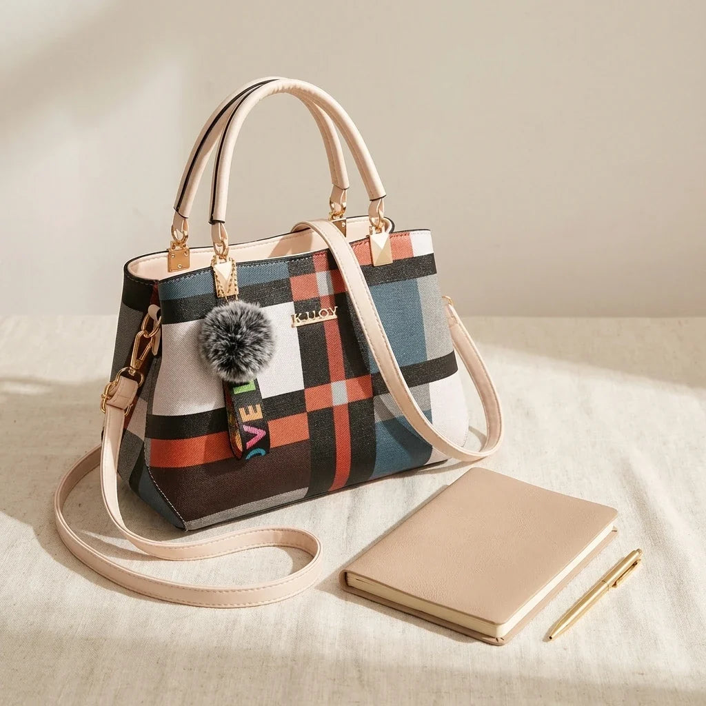 Sac Bandoulière Carlotta Cuir Souple Fourre-Tout
