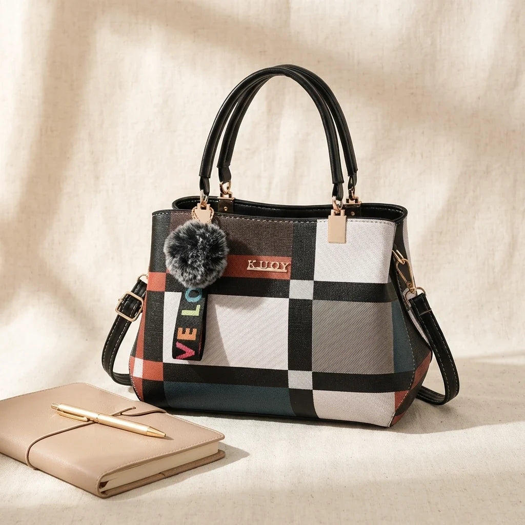 Sac Bandoulière Carlotta Cuir Souple Fourre-Tout