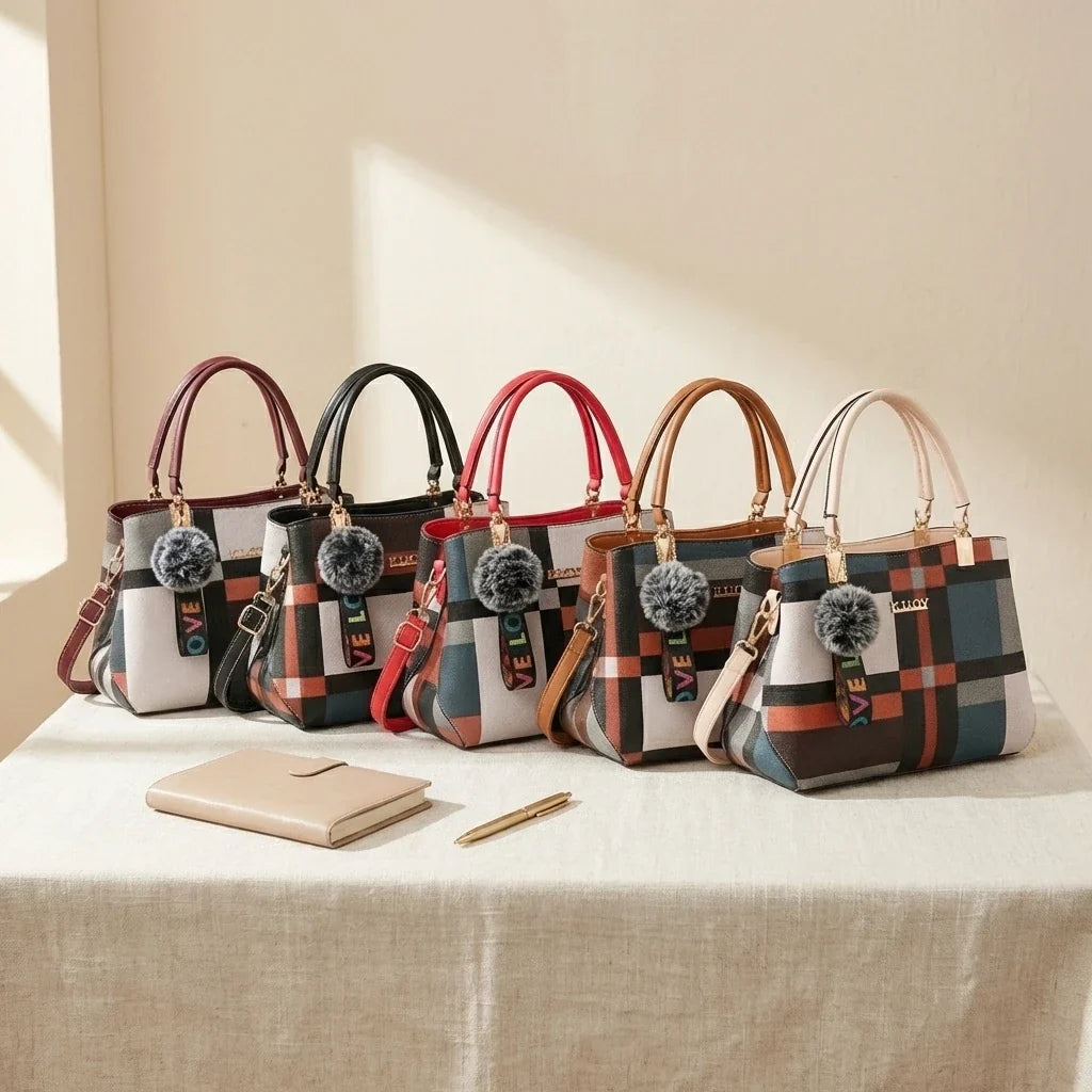 Sac Bandoulière Carlotta Cuir Souple Fourre-Tout