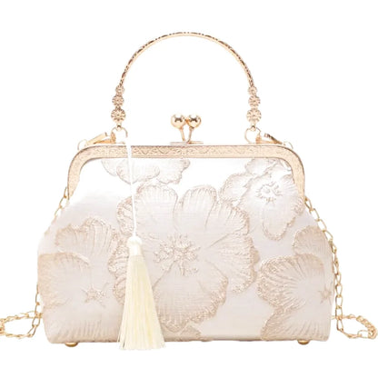 Sac Bandoulière Agnese : Élégance Chinoise Brodé