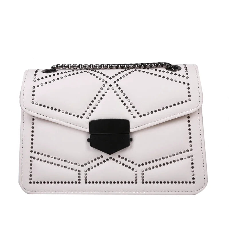 Sac Bandoulière Clouté Nina Vintage Chic