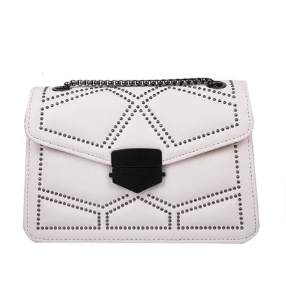 Sac Bandoulière Clouté Nina Vintage Chic