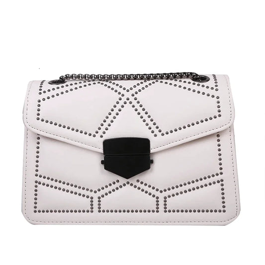 Sac Bandoulière Clouté Nina Vintage Chic