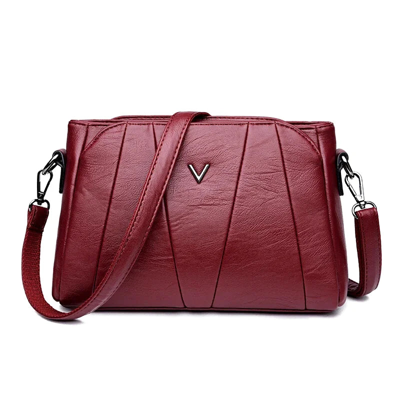 Martina : Sac Bandoulière Cuir Souple Vintage
