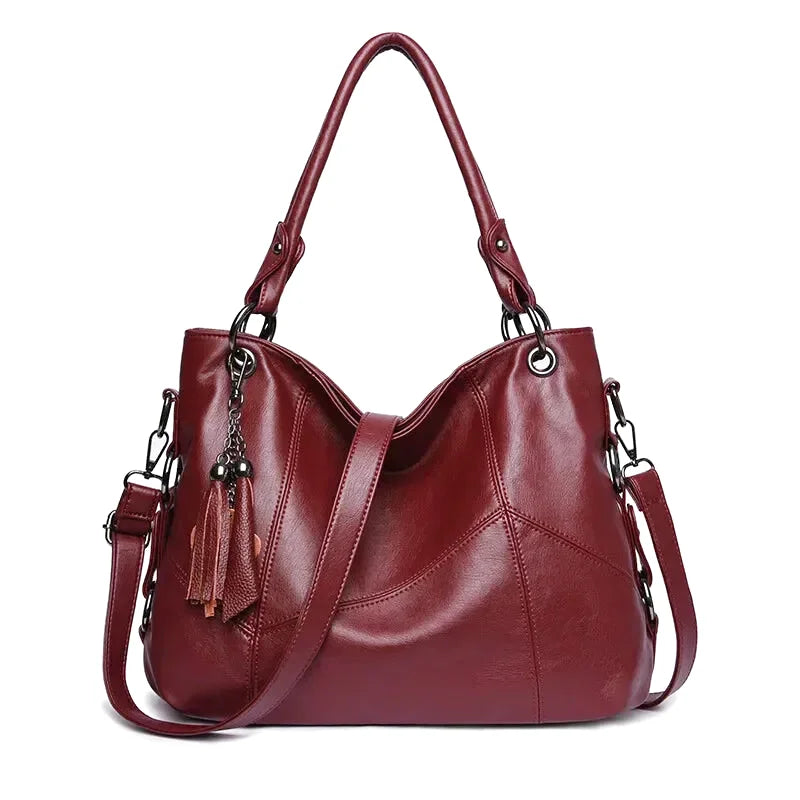 Sac Bandoulière Nerissa Cuir Souple Rétro Chic