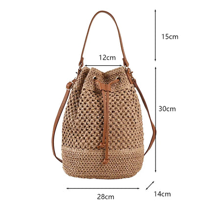 Sac Bandoulière Paille Bohème Adelina
