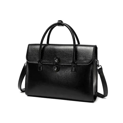 Ersilia : Sac Bandoulière Cuir Souple 14"
