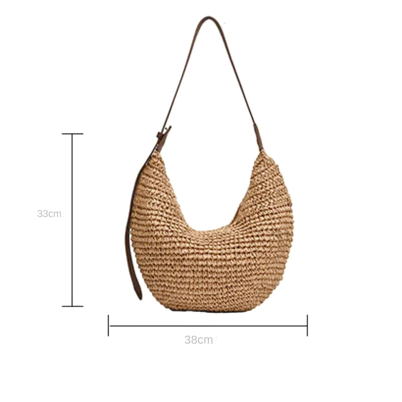 Sac Bandoulière Bohème Paille Nerina