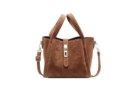 Sac Bandoulière Greta Daim Givré