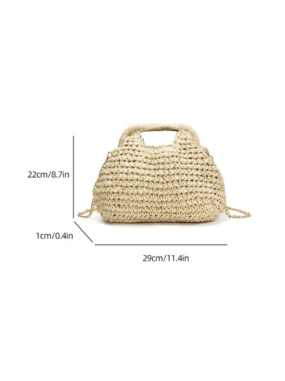 Sac Bandoulière Paille Bohème Chic