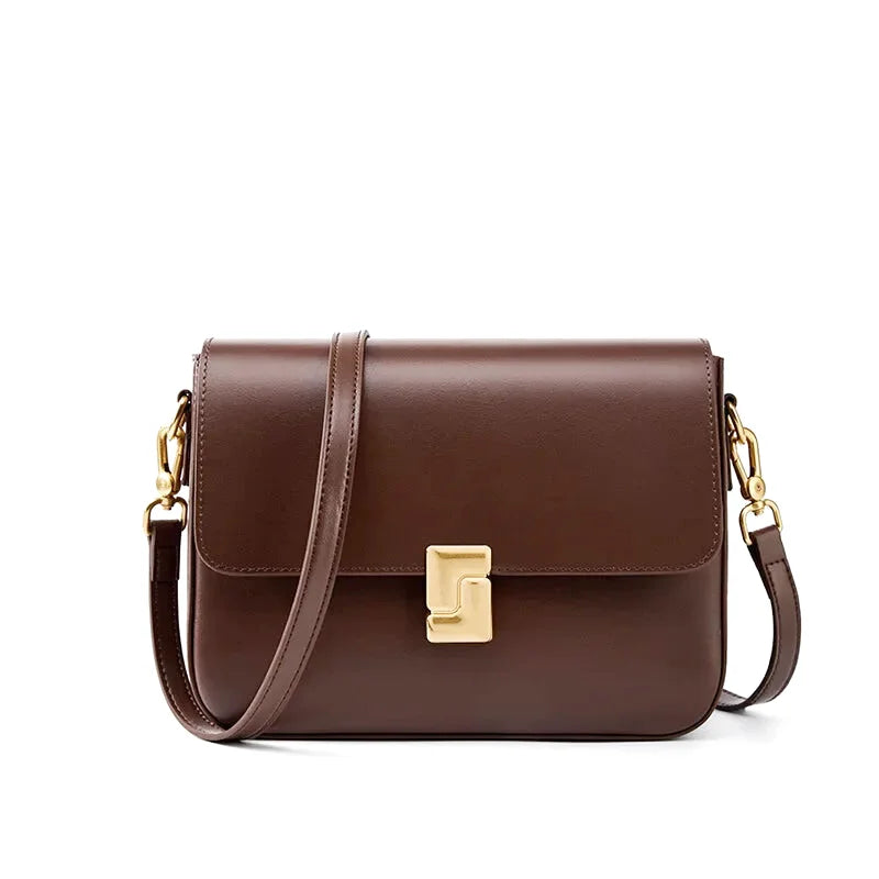 Sac bandoulière Caterina en cuir compact