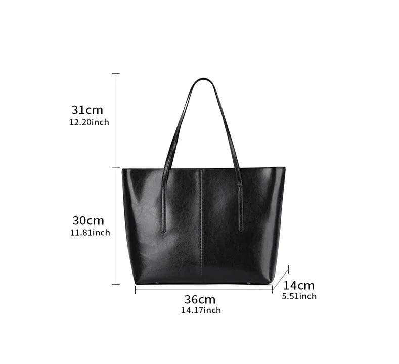 Adriana : Sac Fourre-Tout Cuir Véritable