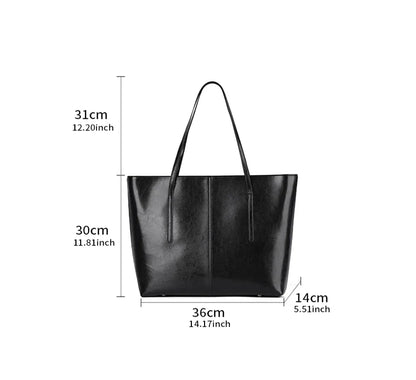 Adriana : Sac Fourre-Tout Cuir Véritable