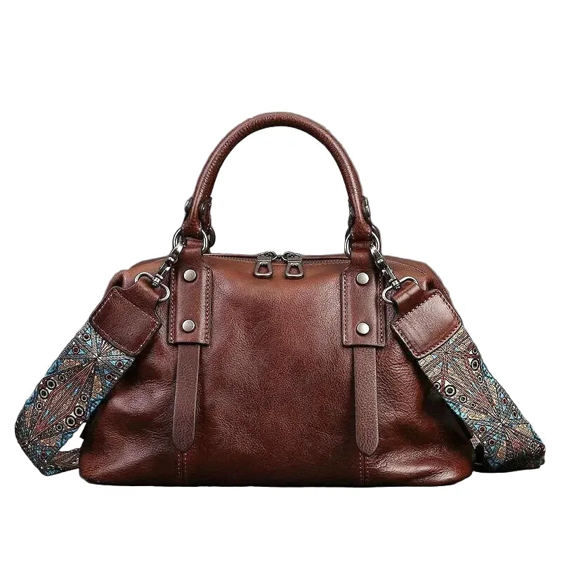Sac Bandoulière Carla : Cuir Souple & Vintage