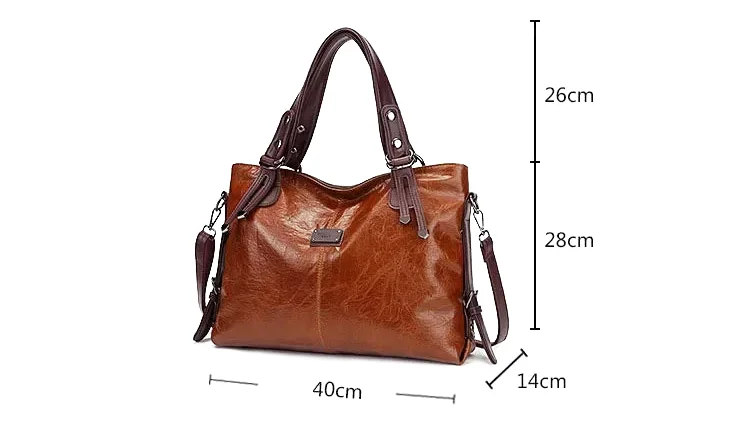 Sac bandoulière Tosca : Cuir vintage et grande capacité