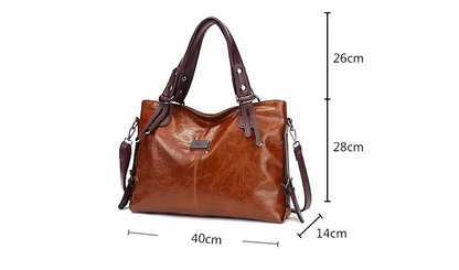 Sac bandoulière Tosca : Cuir vintage et grande capacité