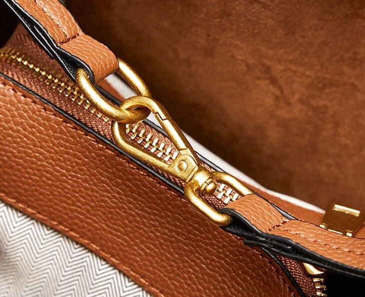 Sac Seau Bandoulière Cuir Véritable Rosa