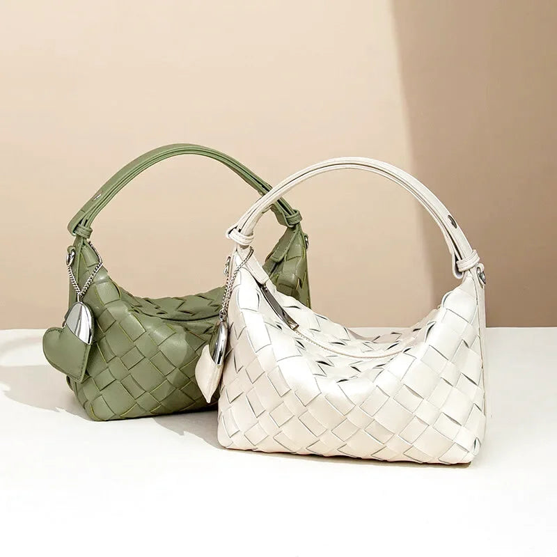 Sac Bandoulière Eliana Cœur Cuir Souple