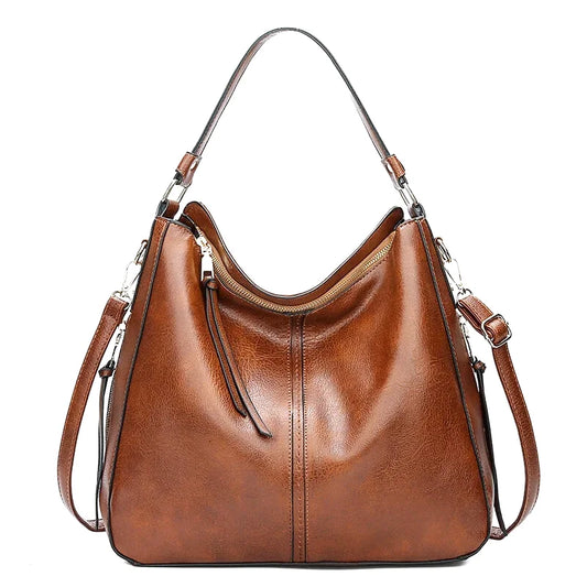 Sac Bandoulière Hobo Cuir Souple Ravella