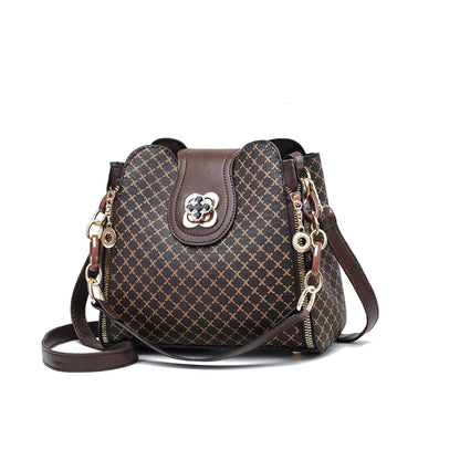 Sac Bandoulière Clelia Cuir Carreaux