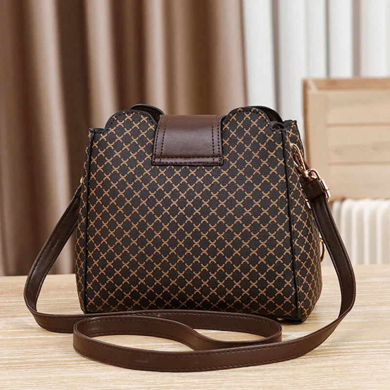 Sac Bandoulière Clelia Cuir Carreaux