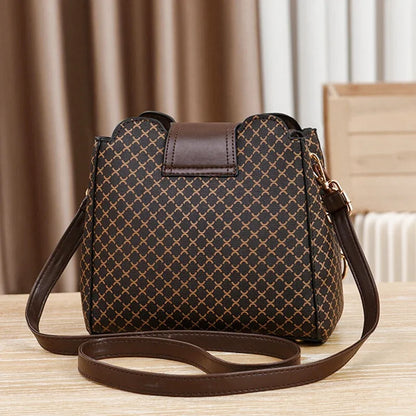 Sac Bandoulière Clelia Cuir Carreaux