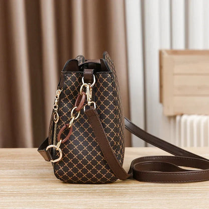 Sac Bandoulière Clelia Cuir Carreaux