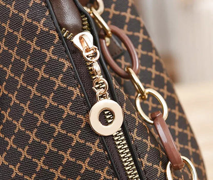 Sac Bandoulière Clelia Cuir Carreaux