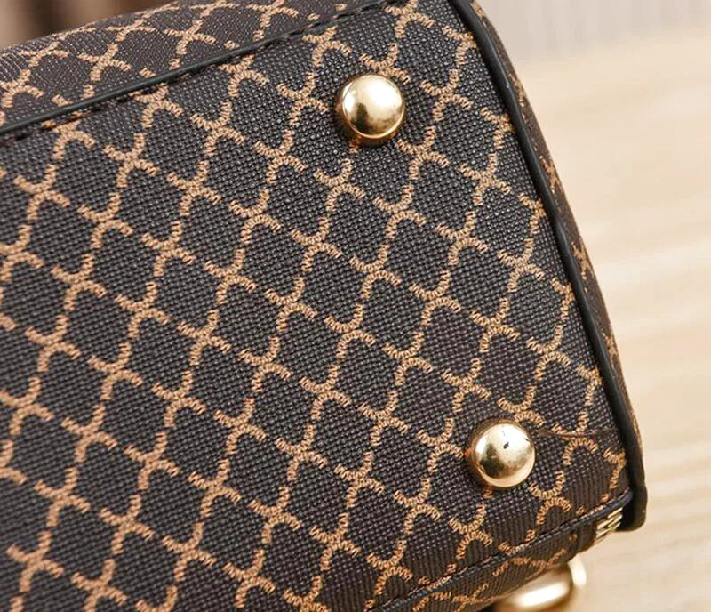 Sac Bandoulière Clelia Cuir Carreaux