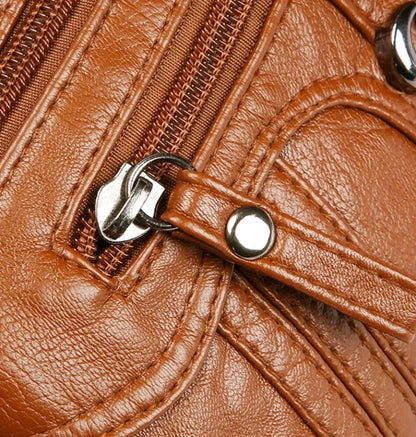 Sabrina : Sac bandoulière cuir vintage