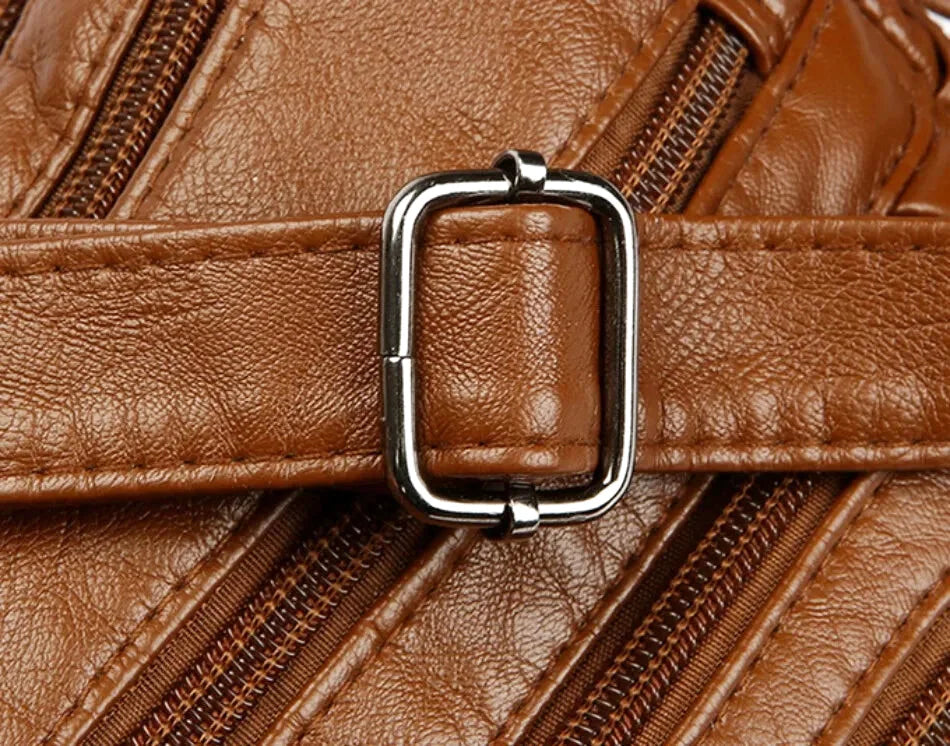 Sabrina : Sac bandoulière cuir vintage
