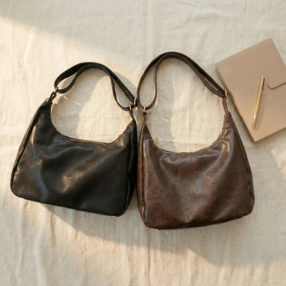 Sac Bandoulière Faustina en Cuir Souple