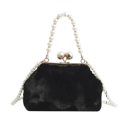 Sac Bandoulière Letizia Fausse Fourrure Chic Hiver